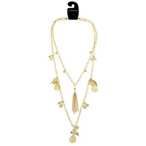 Catherine's Multiple-Necklace-Set Gold & White NWT